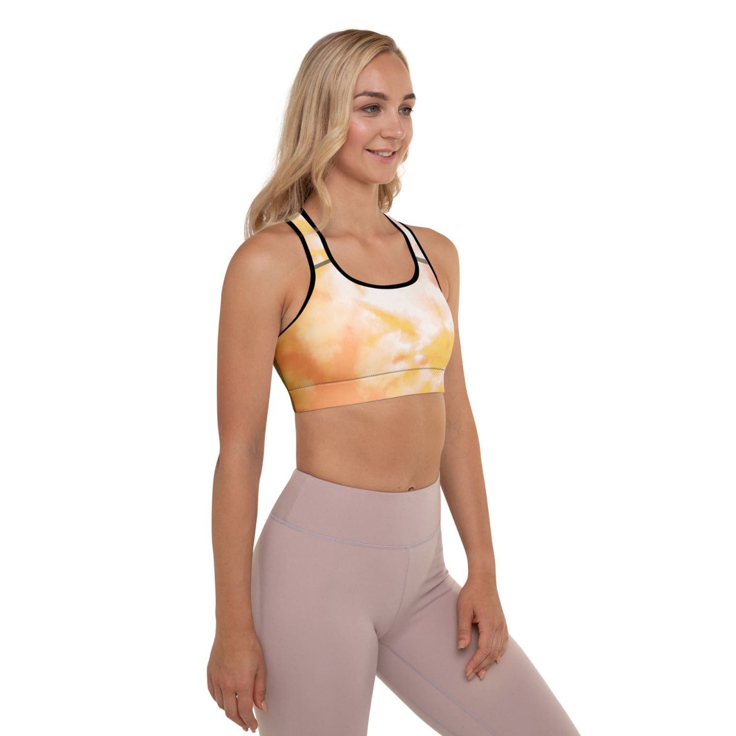 Padded Bustier Sport BH HB5043 black orange