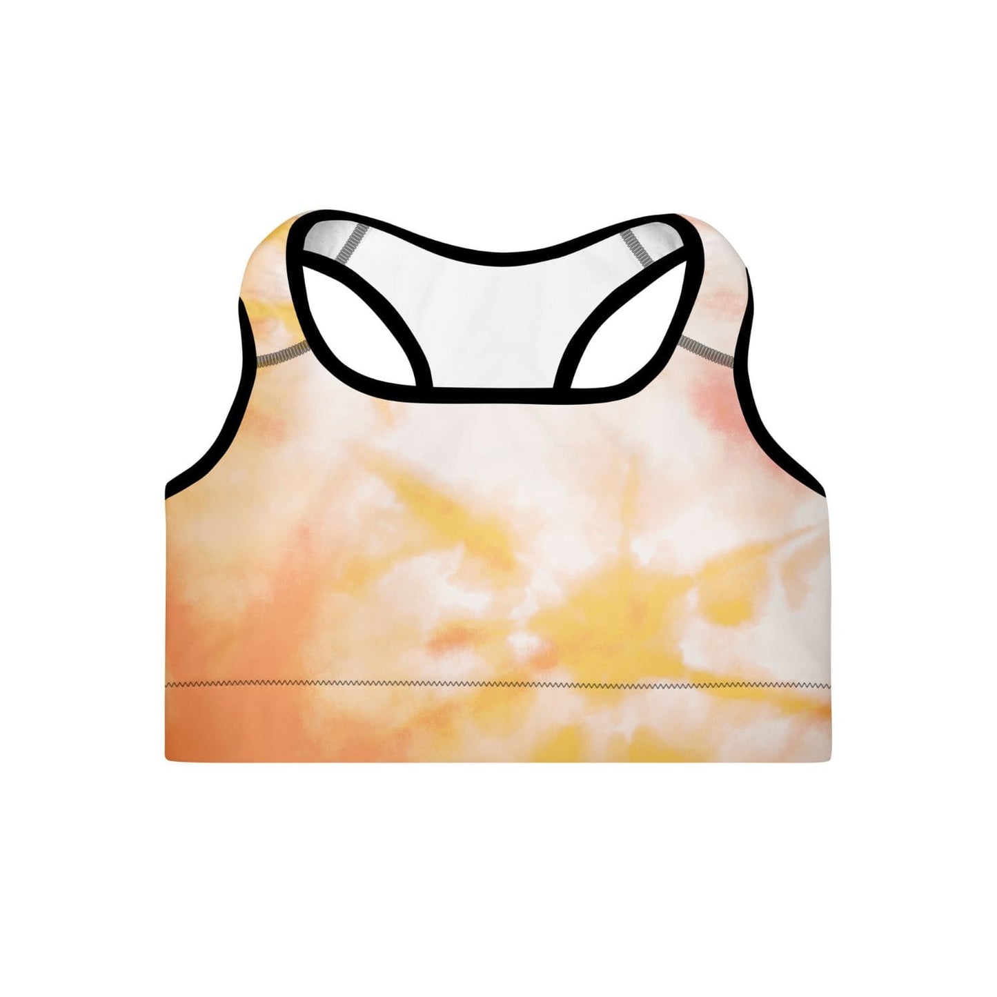 Padded Bustier Sport BH HB5043 black orange