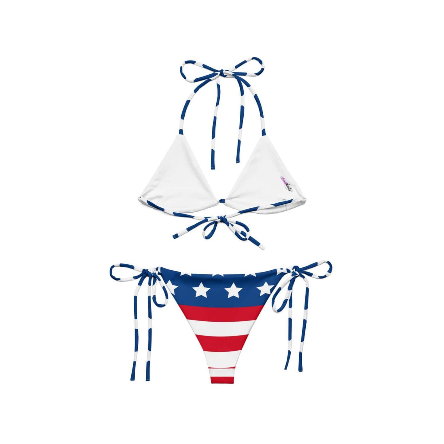 Recycled Allover String-Bikini PF2109 america