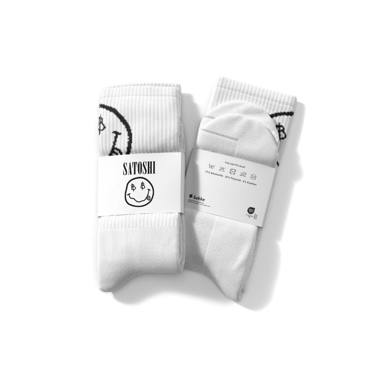 Satoshi Unisex Sportsocken SH1120 weiss