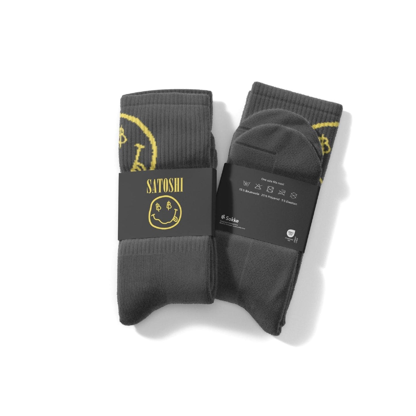 Satoshi Unisex Sportsocken SH1121 storm grey