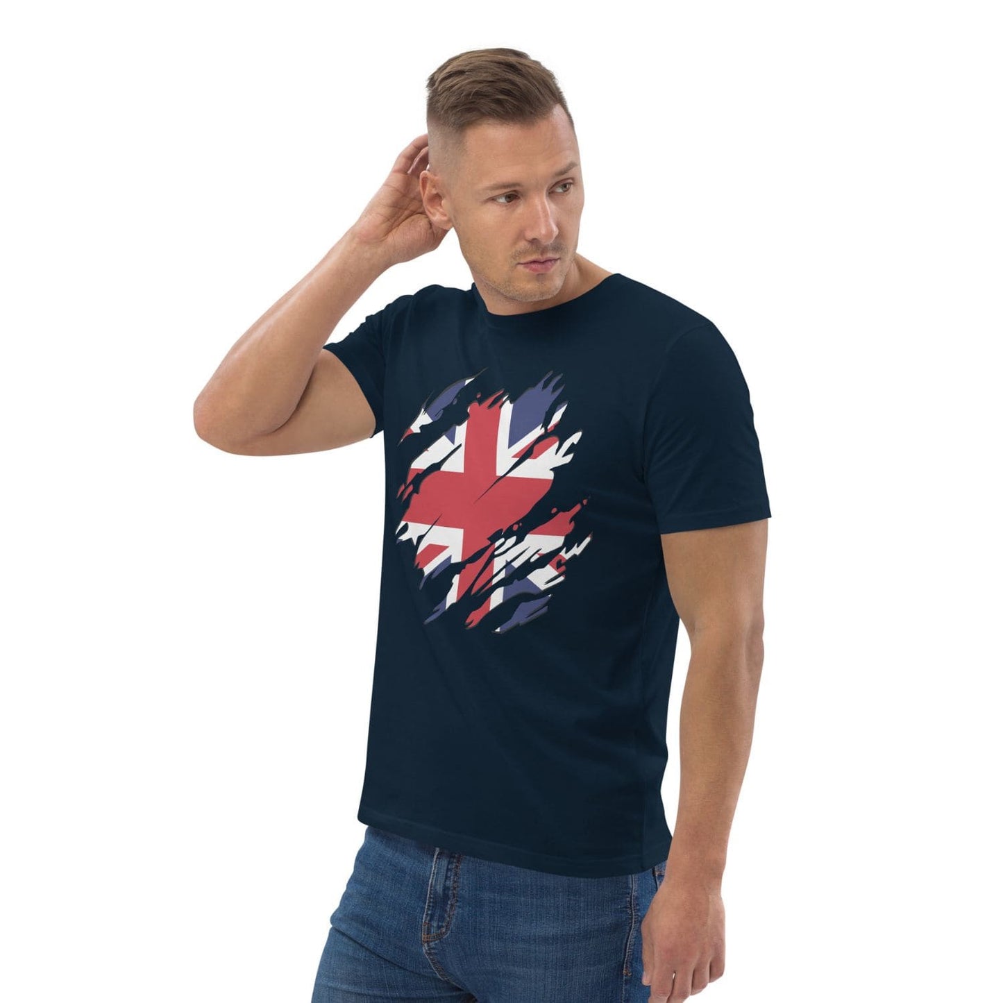 Stanley Classic Herren T-Shirt HB7079 Union Jack navy blue