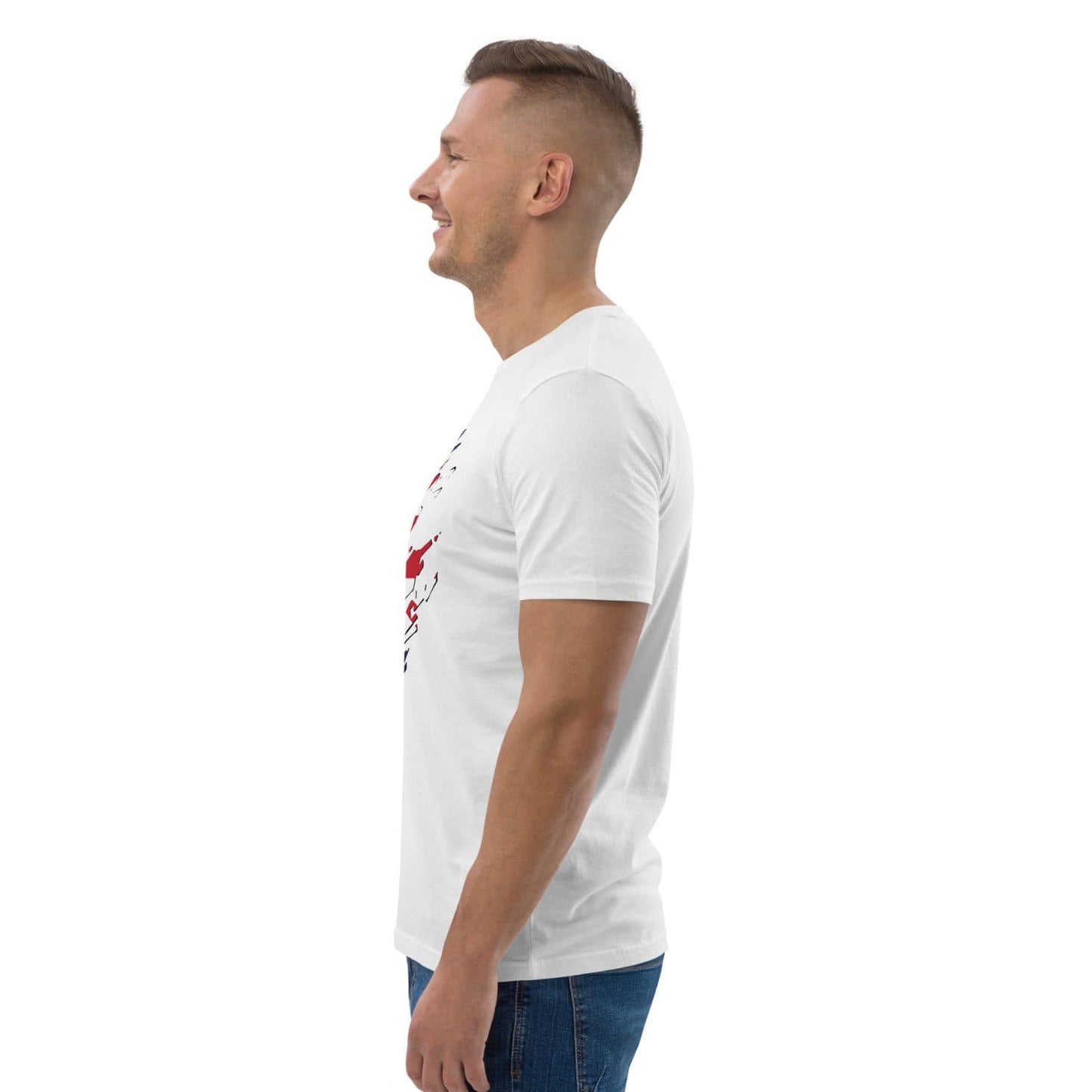 Stanley Classic Herren T-Shirt HB7080 Union Jack weiss