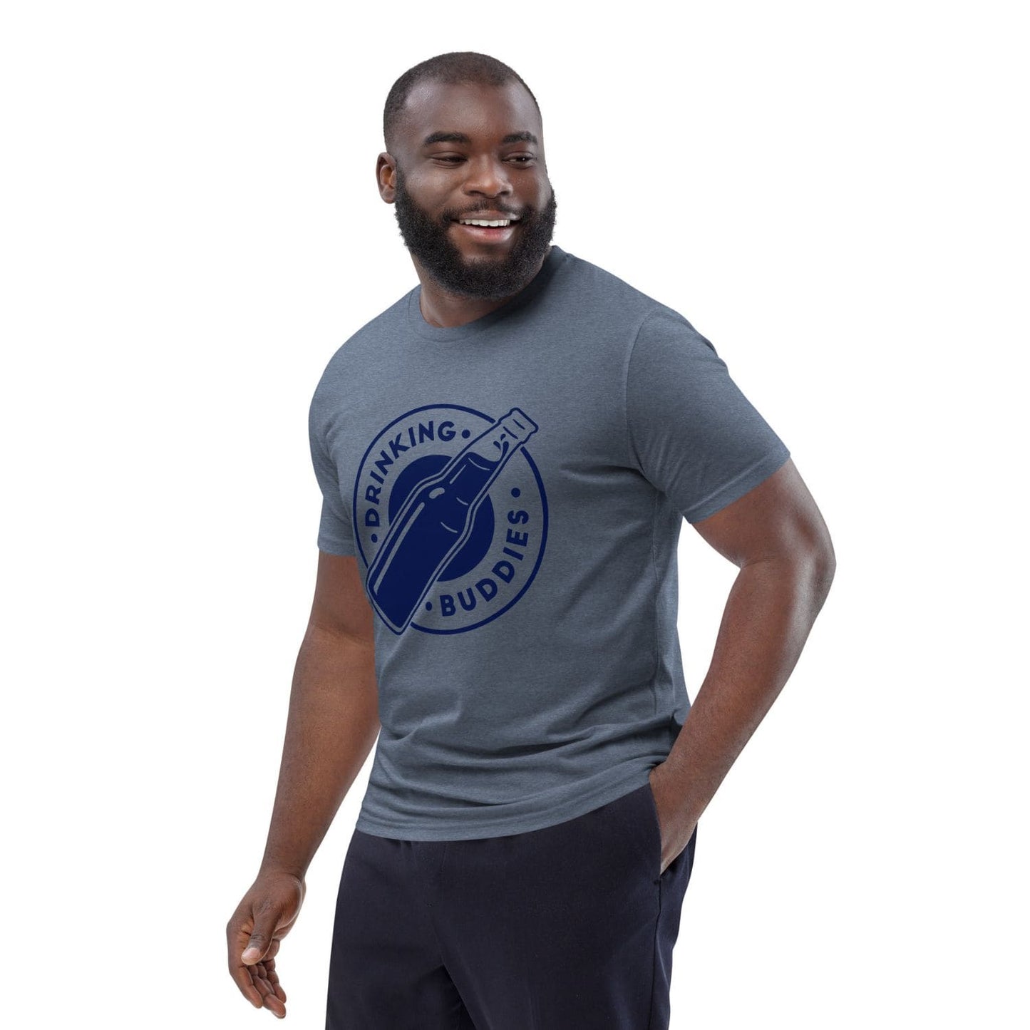 Stanley Funny Herren T-Shirt HB7057 Buddies heather blue