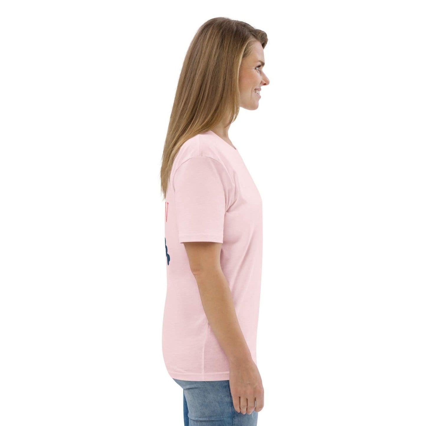 Stella Classic Damen T-Shirt Love HB3050 cotton pink blau