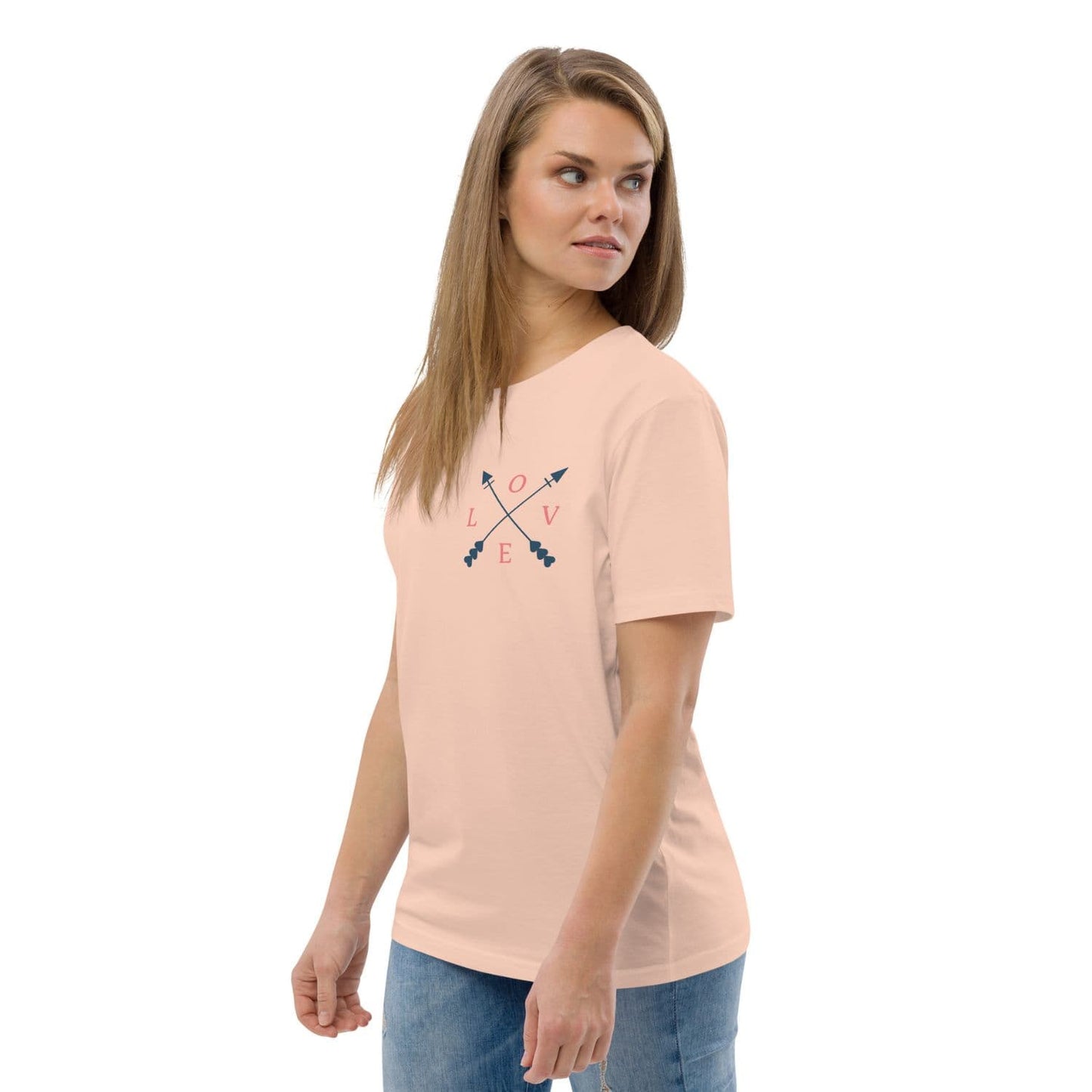 Stella Classic Damen T-Shirt Love HB3051 fraiche peche blau