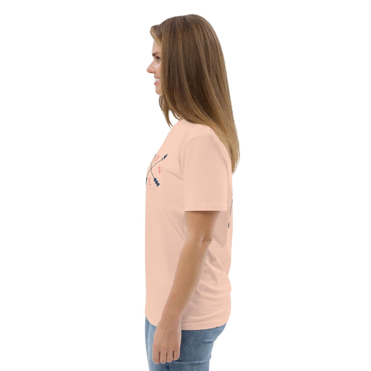 Stella Classic Damen T-Shirt Love HB3051 fraiche peche blau