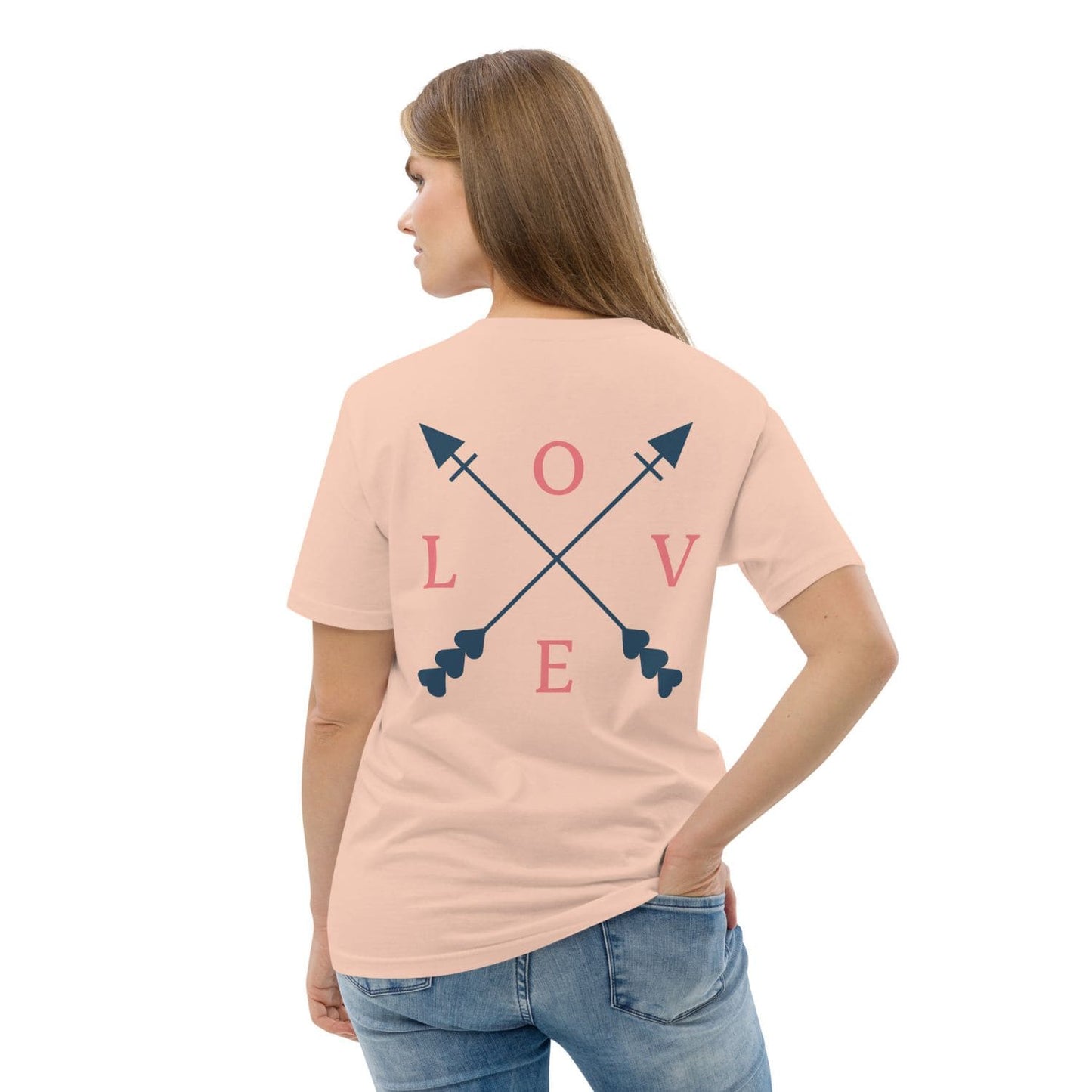 Stella Classic Damen T-Shirt Love HB3051 fraiche peche blau