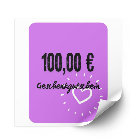 100 Euro Geschenkgutschein