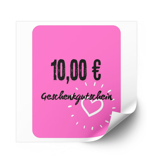 10 Euro Geschenkgutschein
