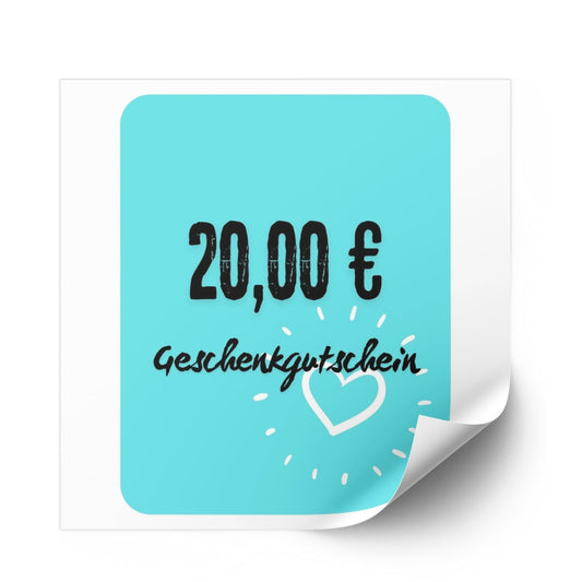 20 Euro Geschenkgutschein