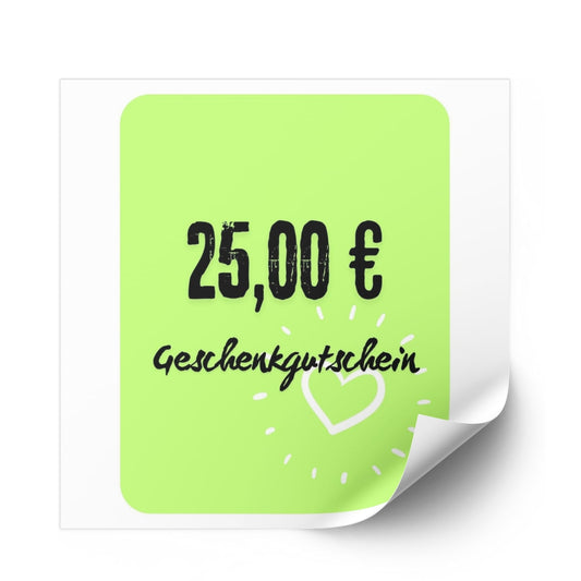 25 Euro Geschenkgutschein