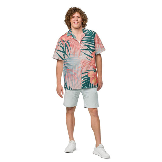 Allover Herren Oversize-Hemd HB7139 mehrfarbig