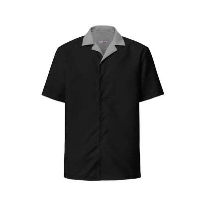 Allover Herren Oversize-Hemd HB7145 bone hand schwarz grau