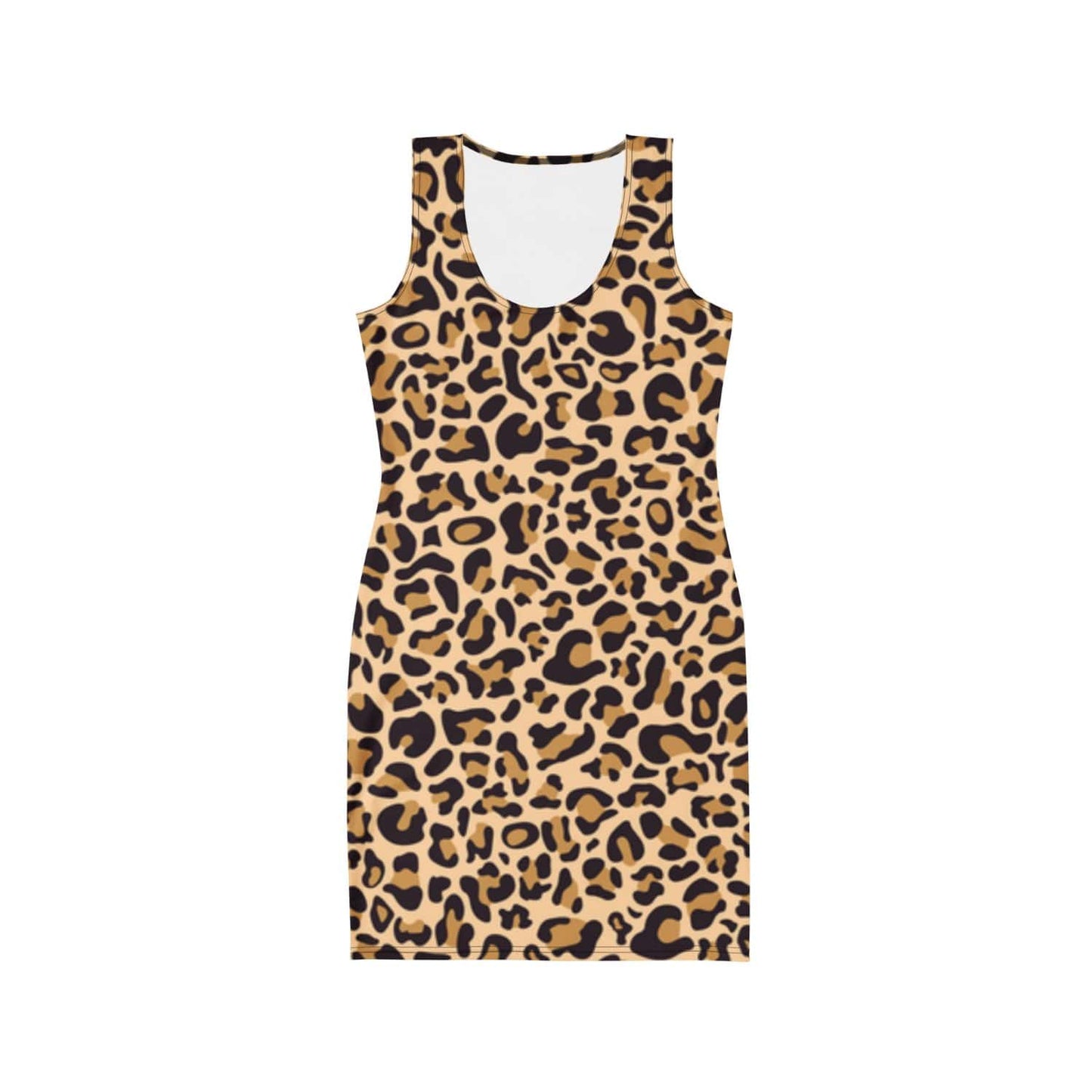 Alloverprint Damen Bodycon Kleid PF3104 leopard