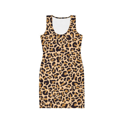 Alloverprint Damen Bodycon Kleid PF3104 leopard