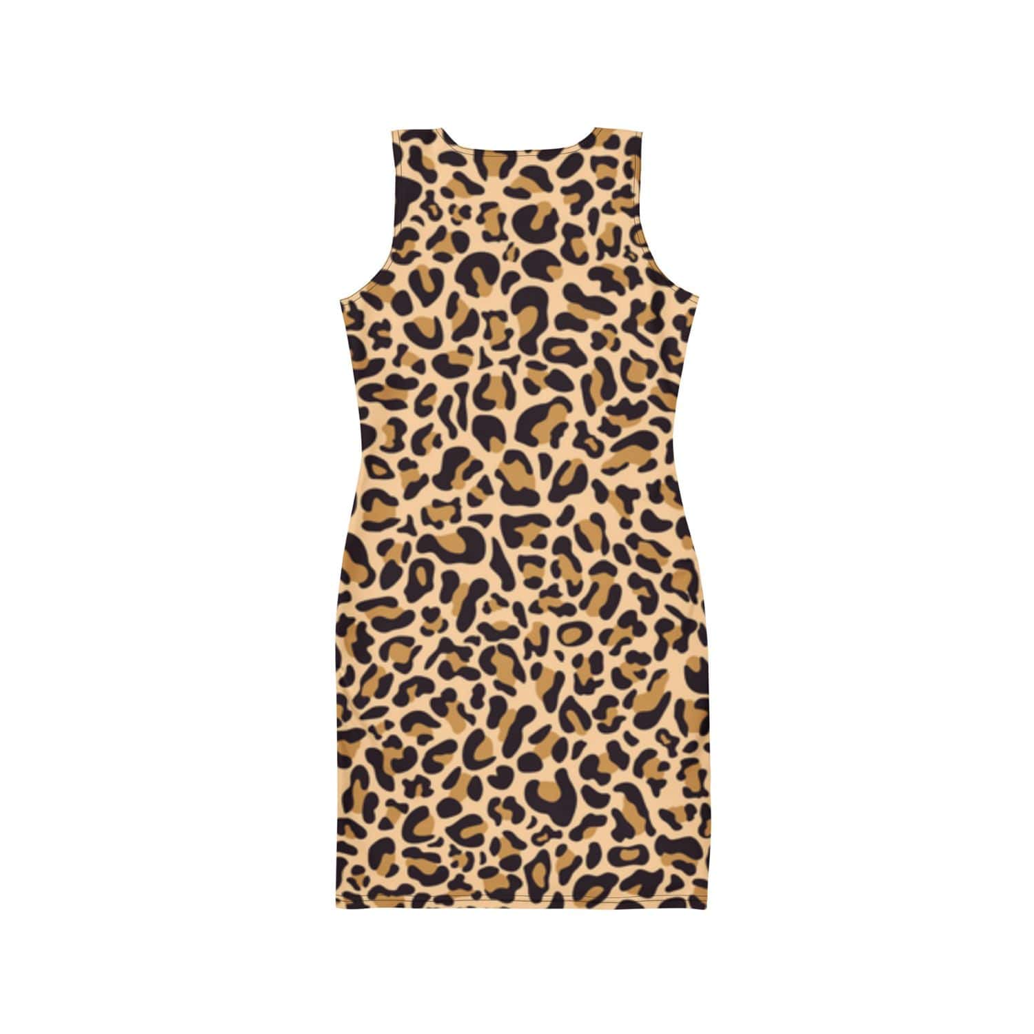 Alloverprint Damen Bodycon Kleid PF3104 leopard