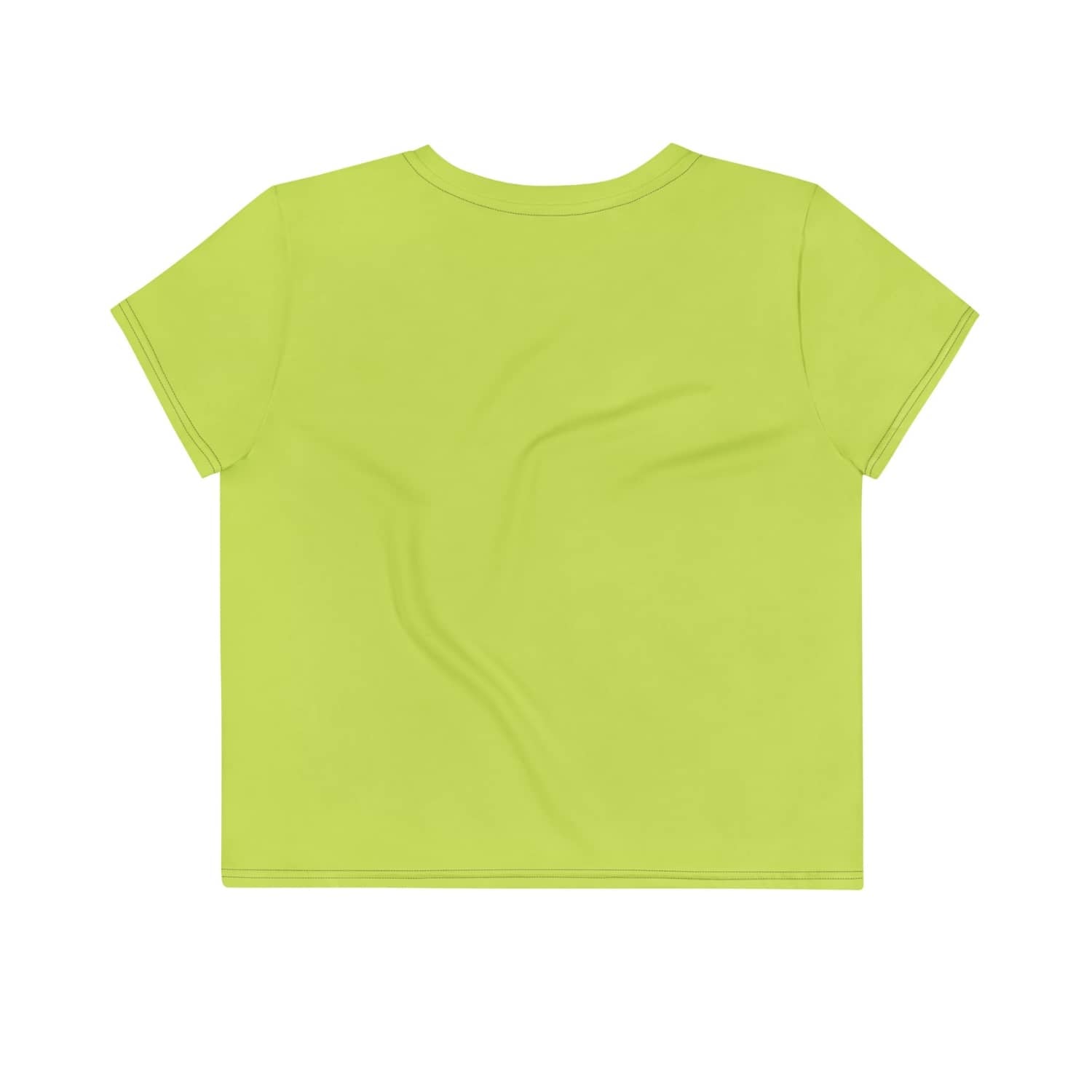 Alloverprint Damen Crop-Top PF3207 Football limette