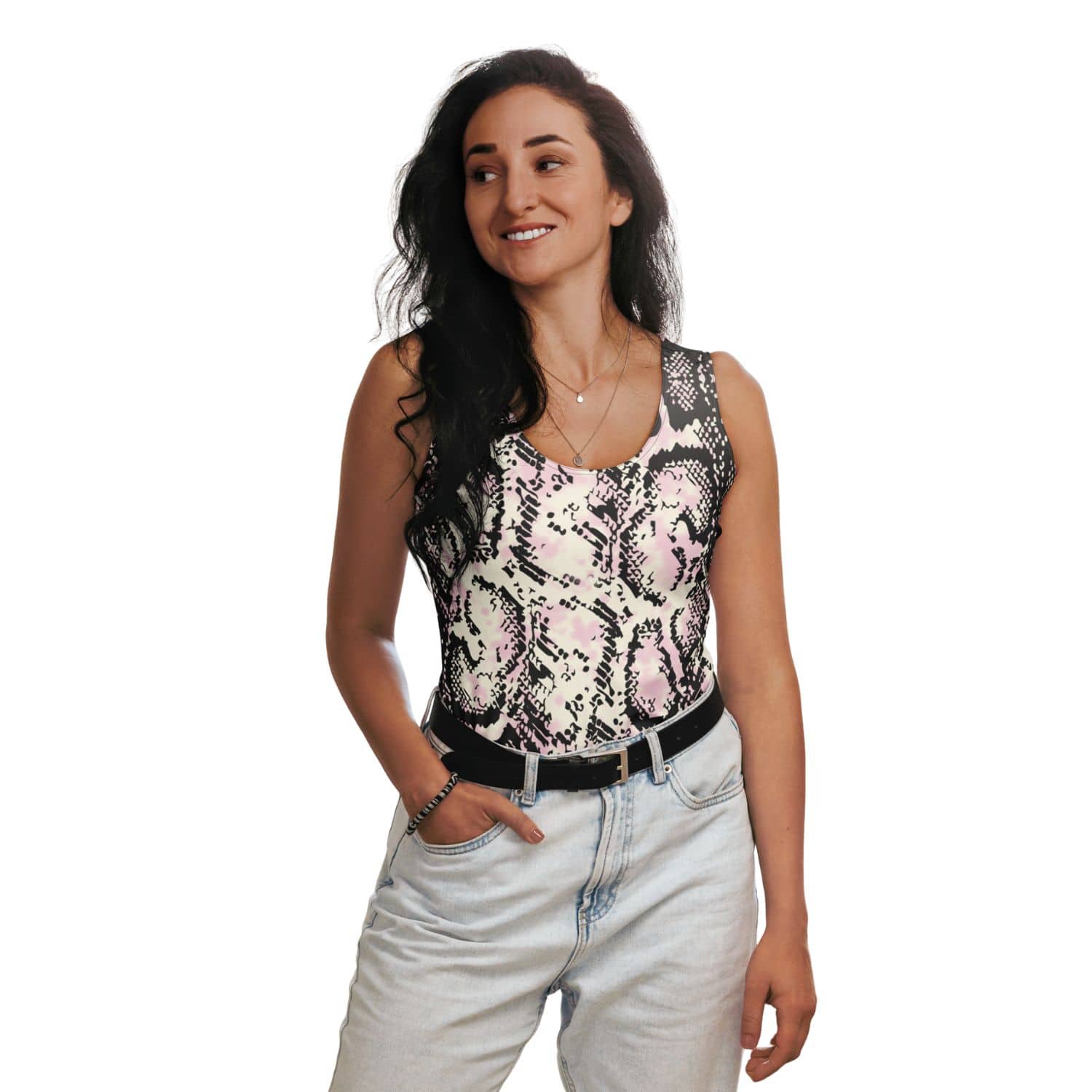 Alloverprint Damen Tank-Top PF3154 snakeprint