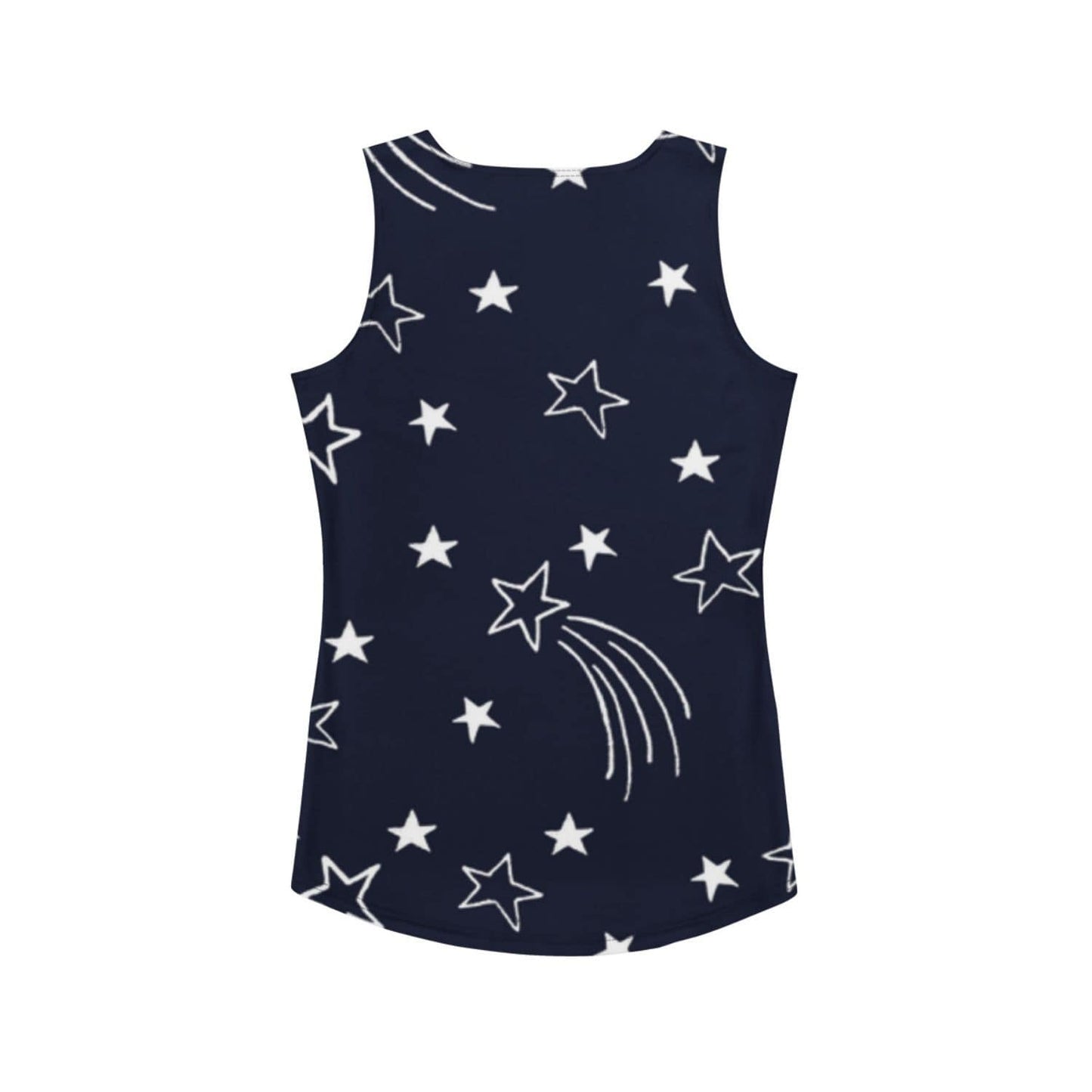 Alloverprint Damen Tank-Top PF3156 dark blue weiss
