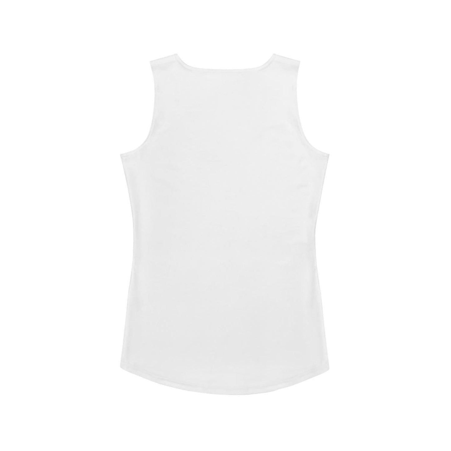 Alloverprint Damen Tank-Top PF3158 weiss mit Text