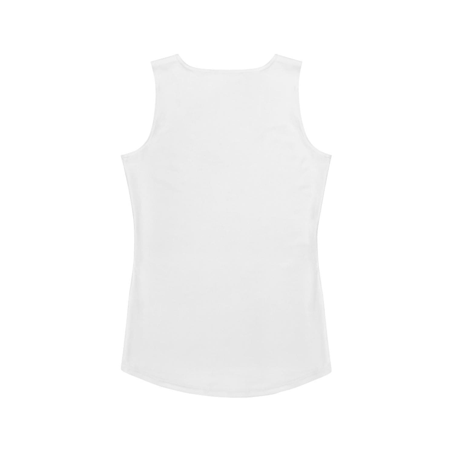 Alloverprint Damen Tank-Top PF3158 weiss mit Text