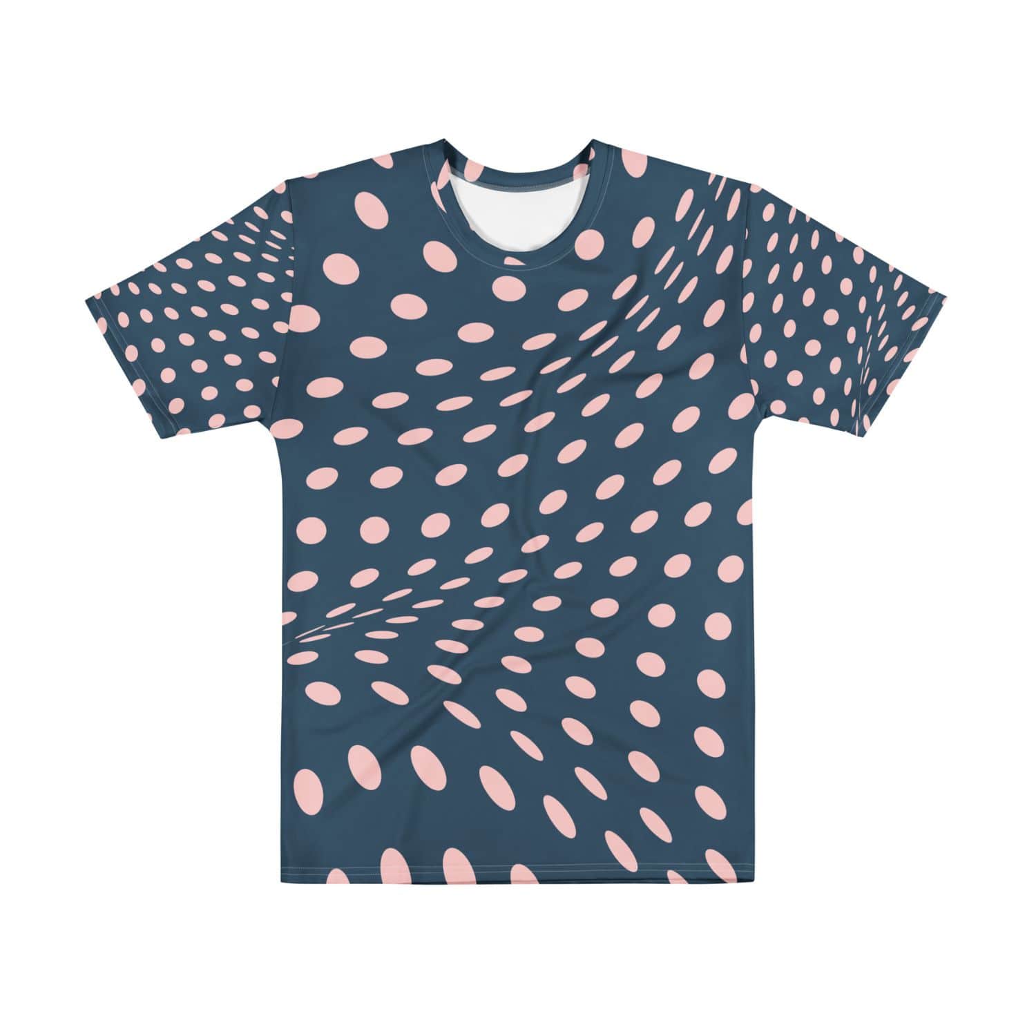 Alloverprint Herren T-Shirt PF7047 blau rosa