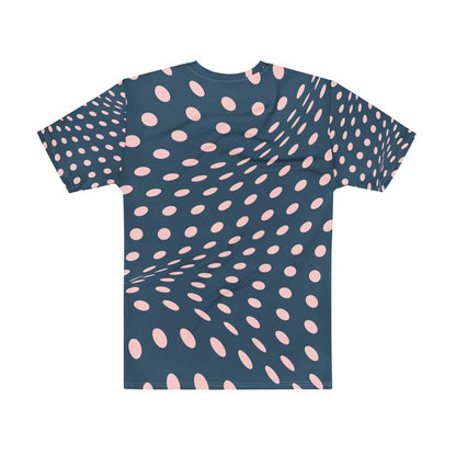 Alloverprint Herren T-Shirt PF7047 blau rosa