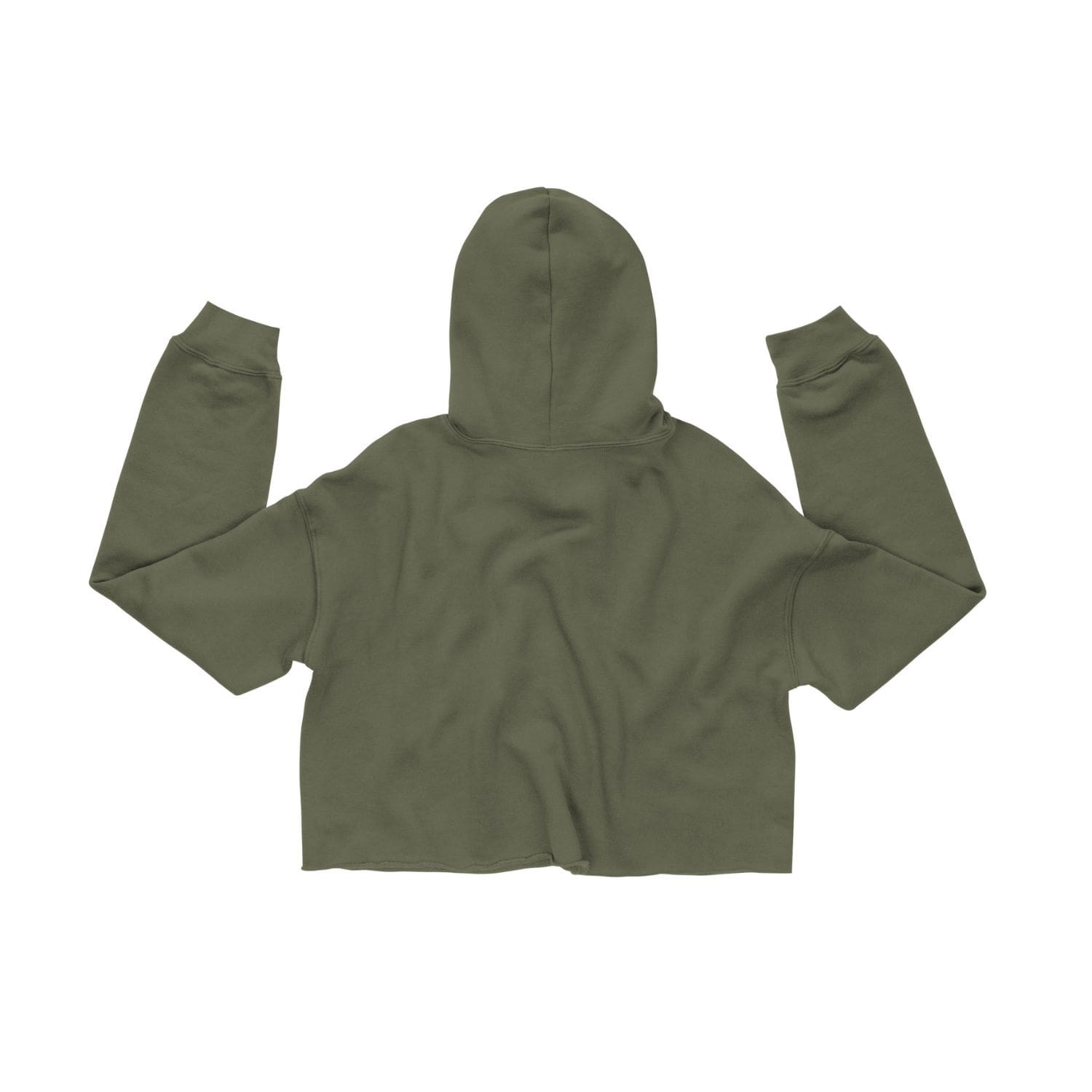Bella Canvas Cropped Hoodie HB3060 Sneaker military green