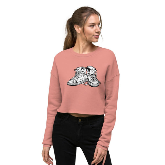 Bella Canvas Cropped Sweater HB3063 Sneaker mauve