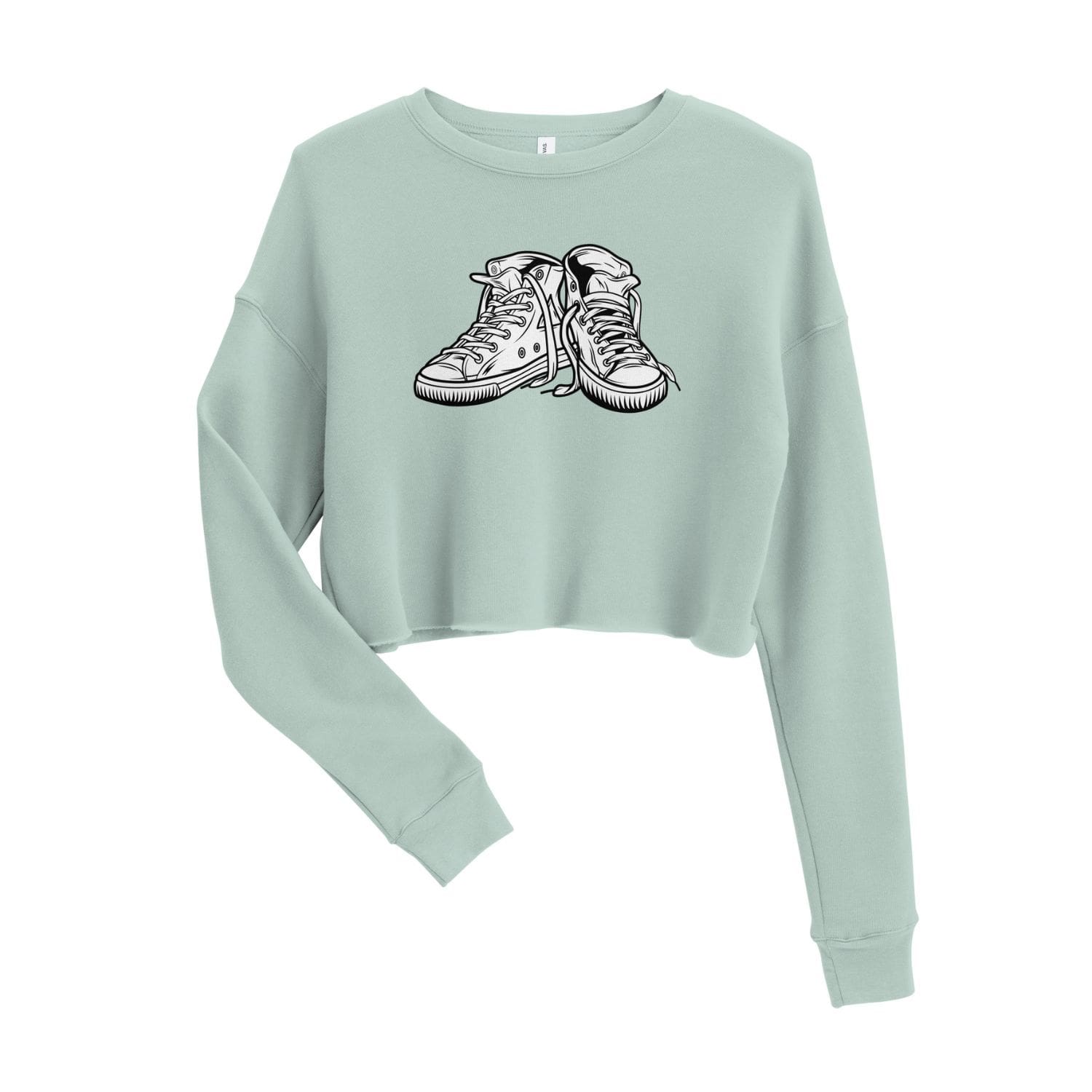 Bella Canvas Cropped Sweater HB3064 Sneaker dusty blue