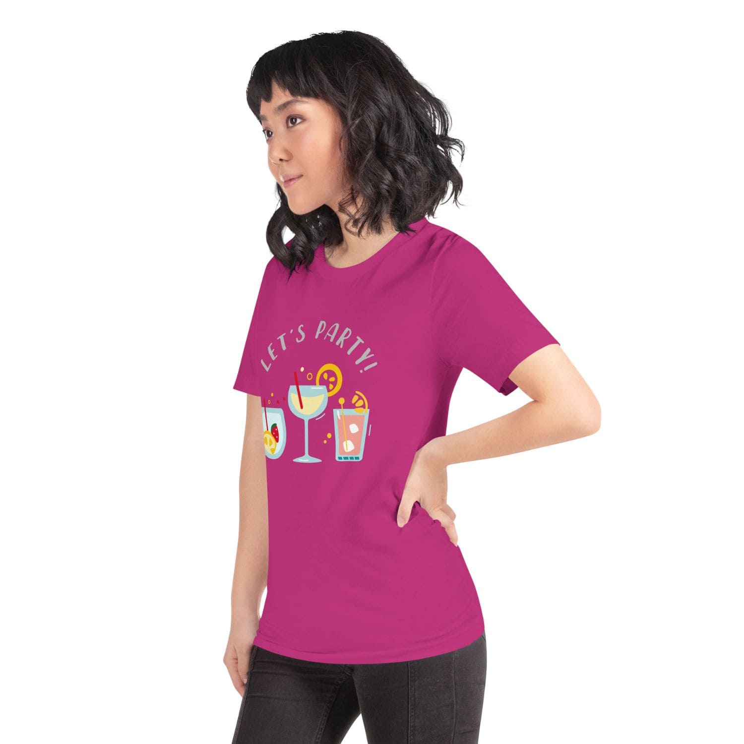 Bella Canvas Damen T-Shirt HB3073 Party berry red