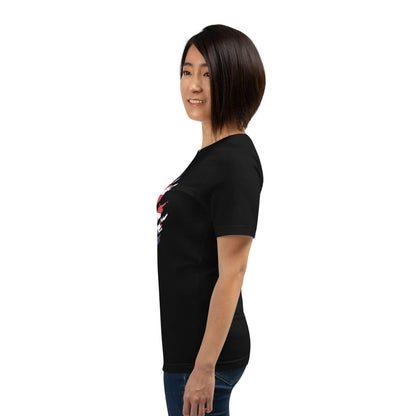 Bella Canvas Damen T-Shirt HB3075 Union Jack schwarz