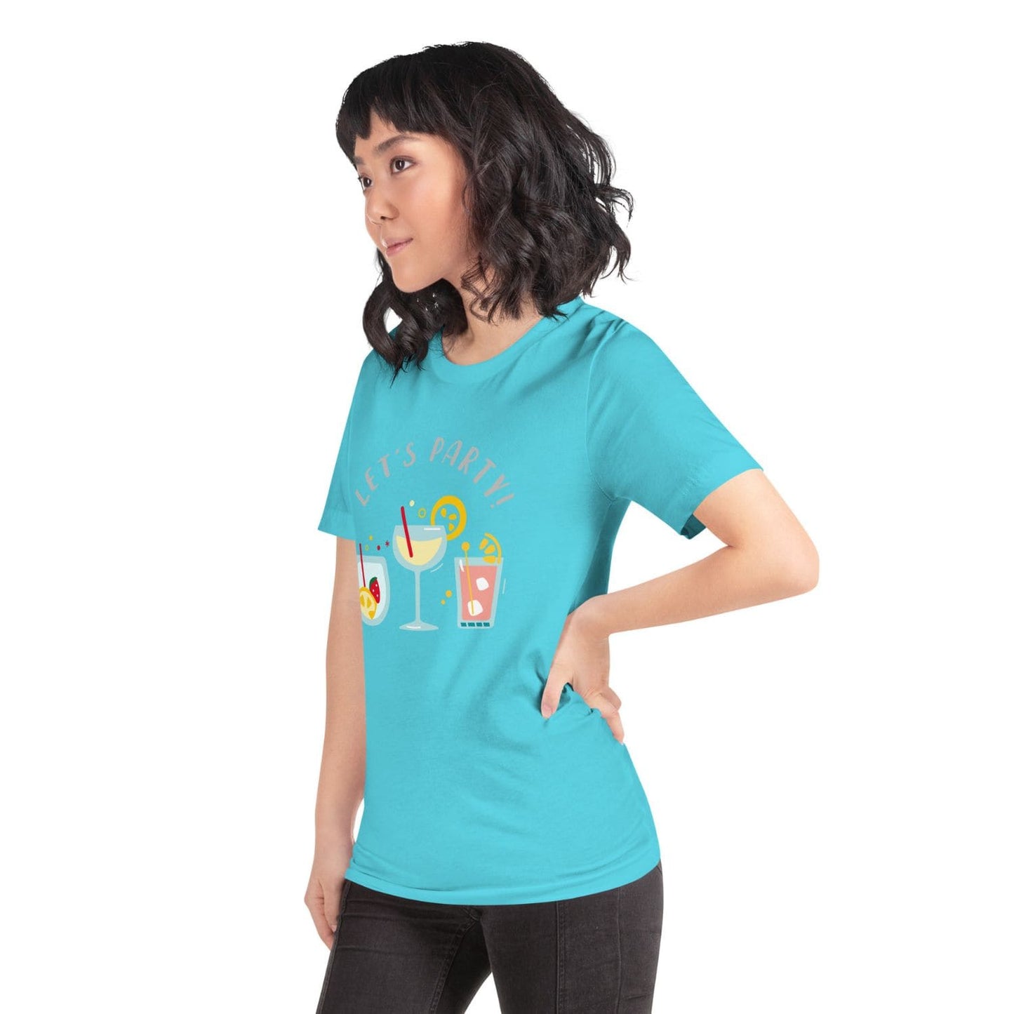 Bella + Canvas Damen T-Shirt PF3063 Party türkis