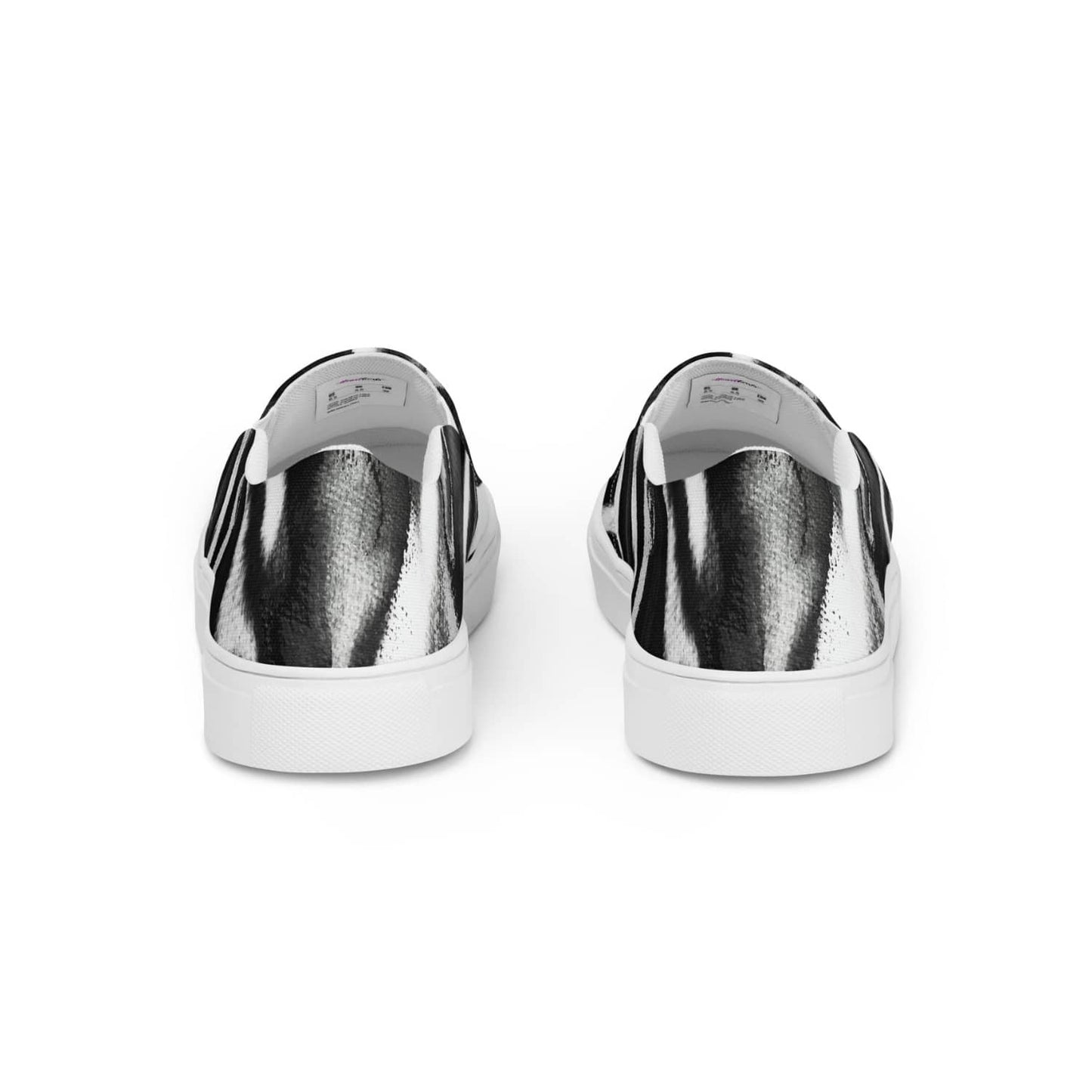 Damen Canvas Textil-Slipper PF4185 weiss Broken black