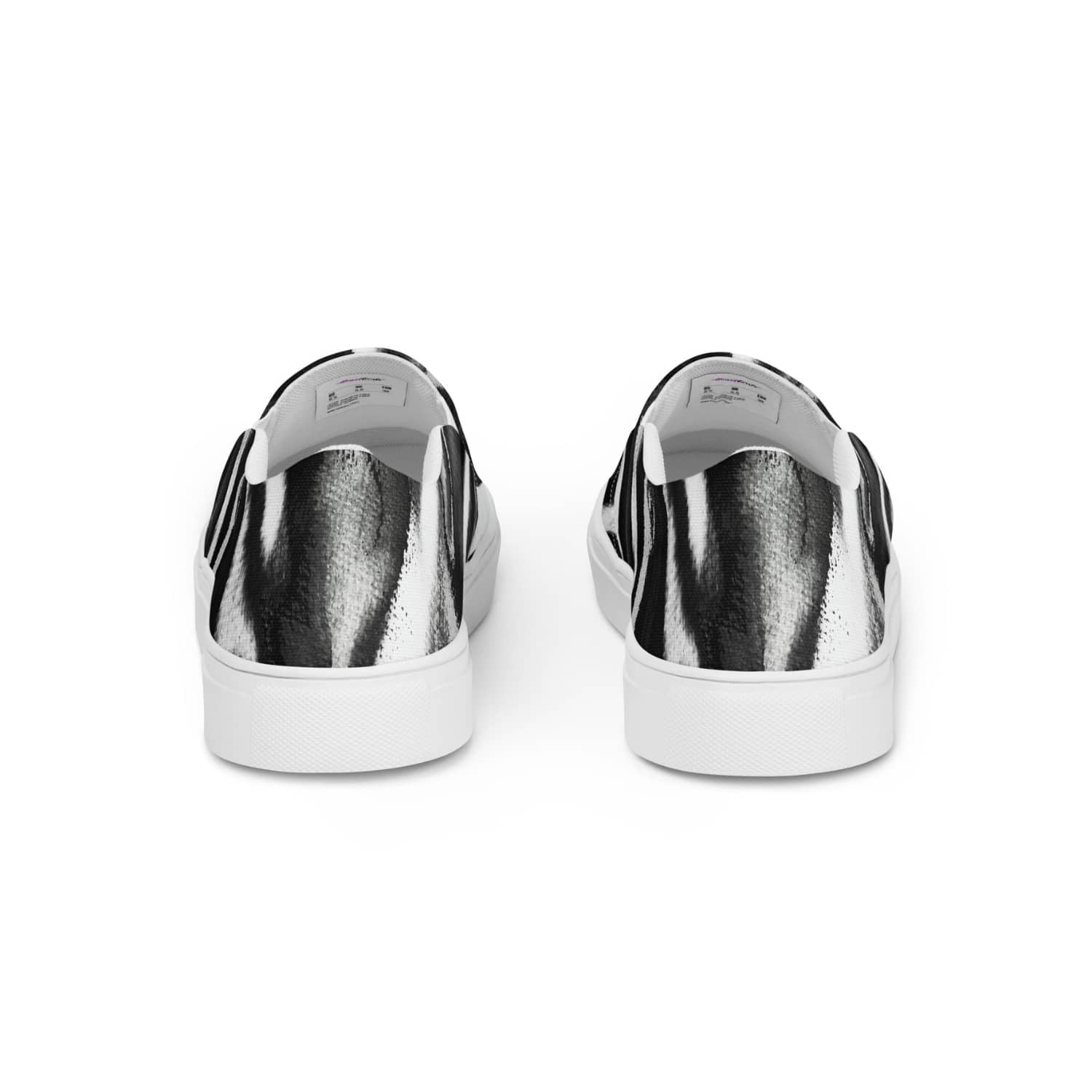 Damen Canvas Textil-Slipper PF4185 weiss Broken black