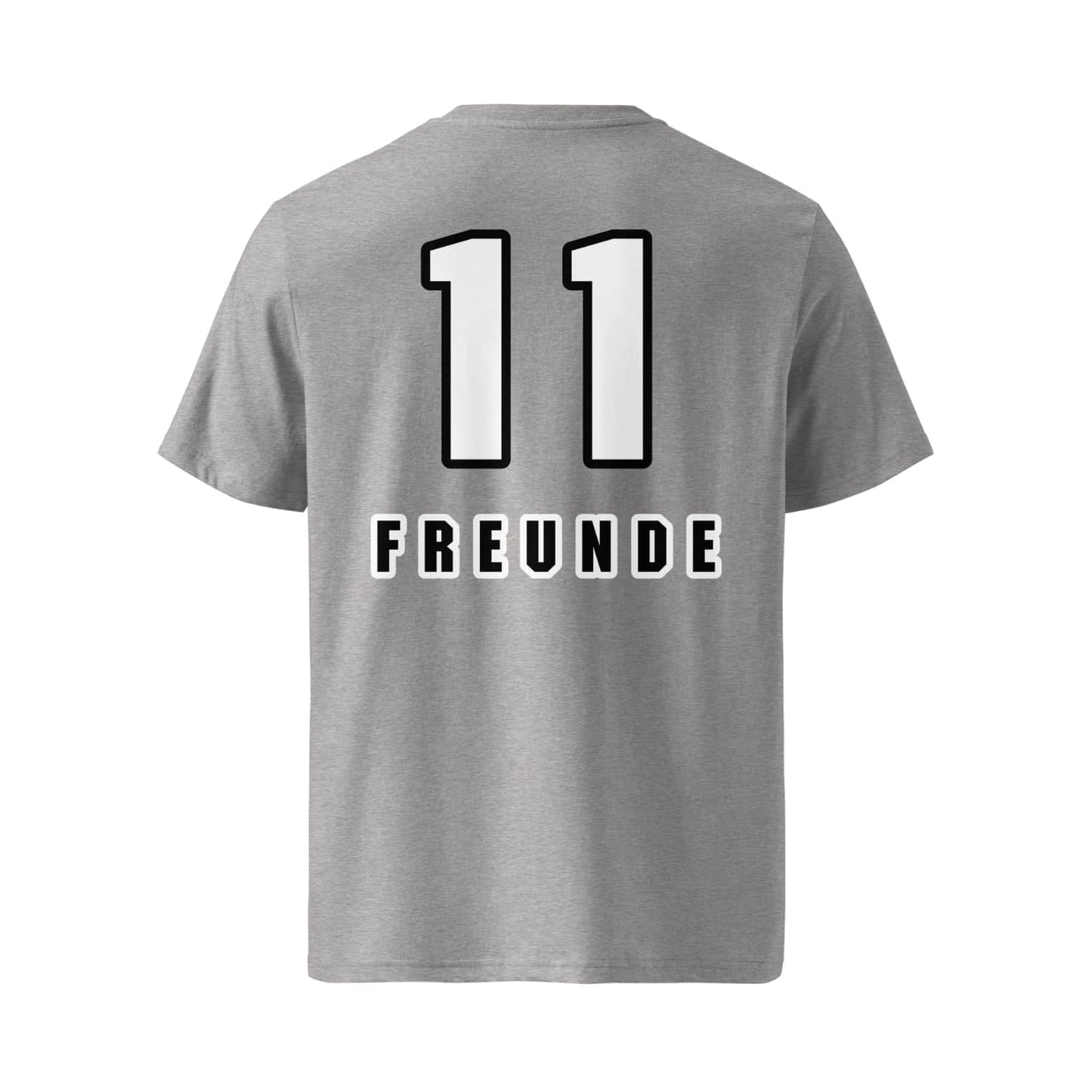 Damen Classic Fußball Fan T-Shirt 11 Freunde PF5272 light grey