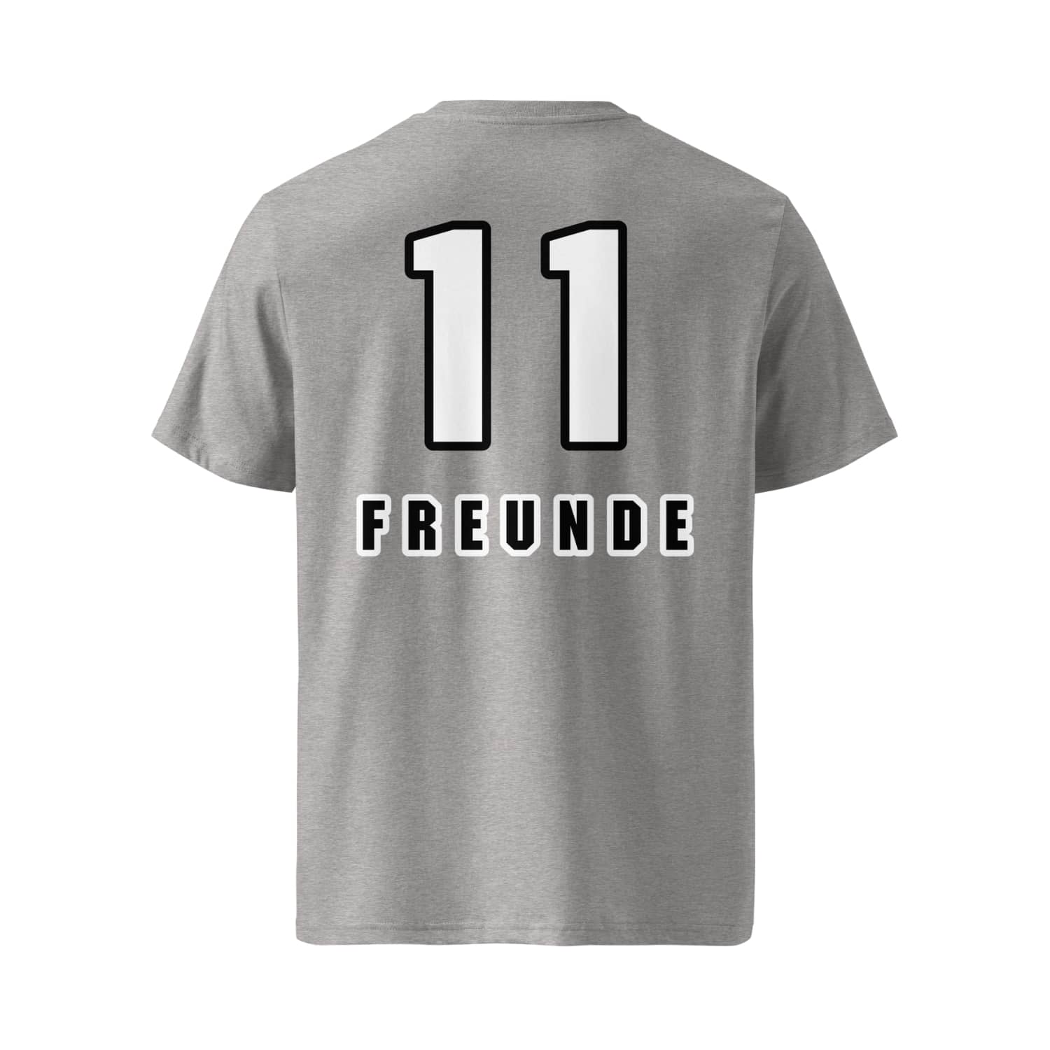 Damen Classic Fußball Fan T-Shirt 11 Freunde PF5272 light grey