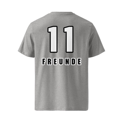 Damen Classic Fußball Fan T-Shirt 11 Freunde PF5272 light grey