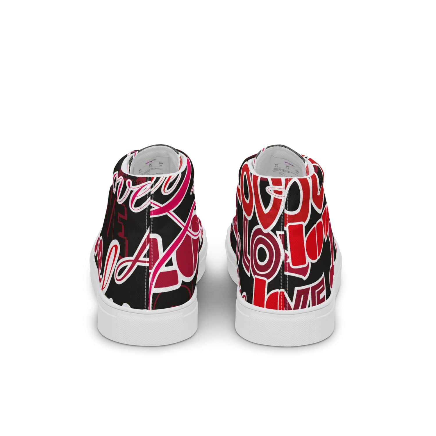 Damen High-Top Sneaker HB4029 weiss Black Love