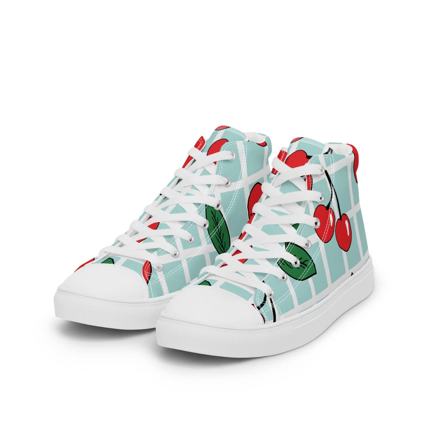 Damen High-Top Sneaker HB4033 weiss Sweet Cherries