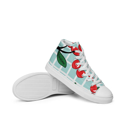 Damen High-Top Sneaker HB4033 weiss Sweet Cherries