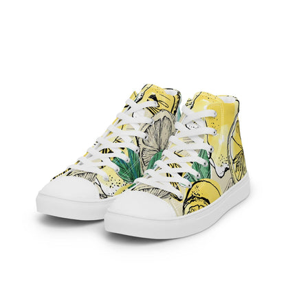 Damen High-Top Sneaker HB4034 weiss Lemon on Ice