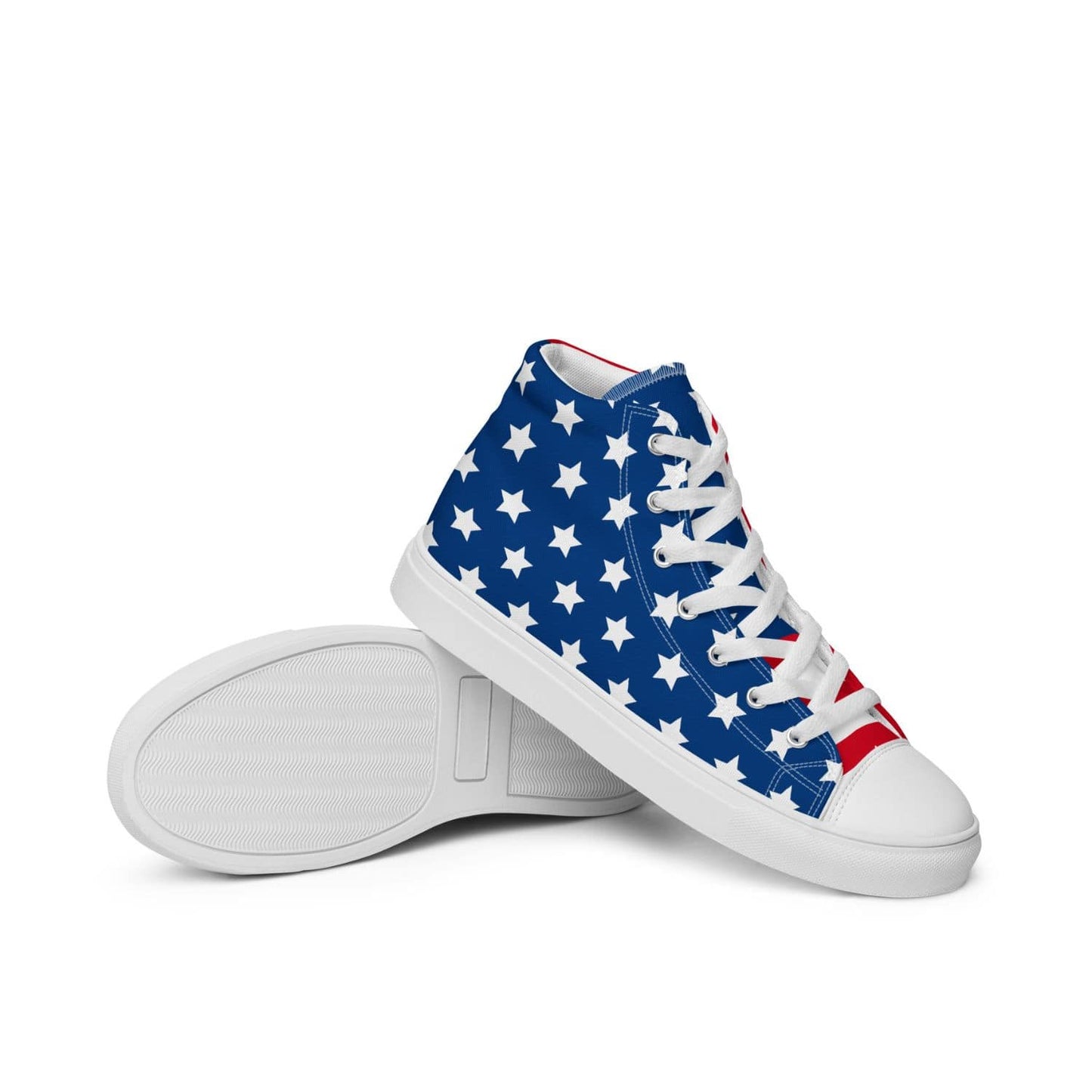 Damen High-Top Sneaker PF4023 weiss stars and stripes