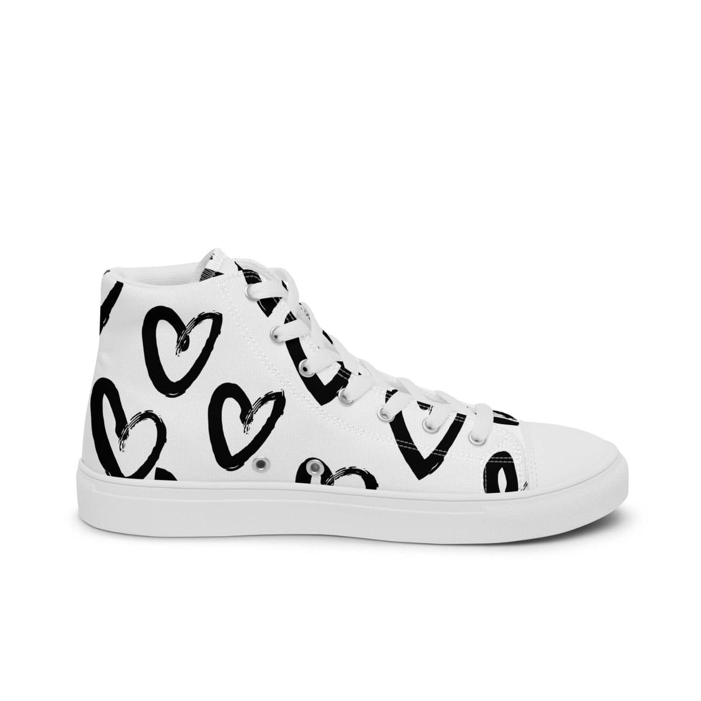 Damen High-Top Sneaker PF4026 weiss simple hearts