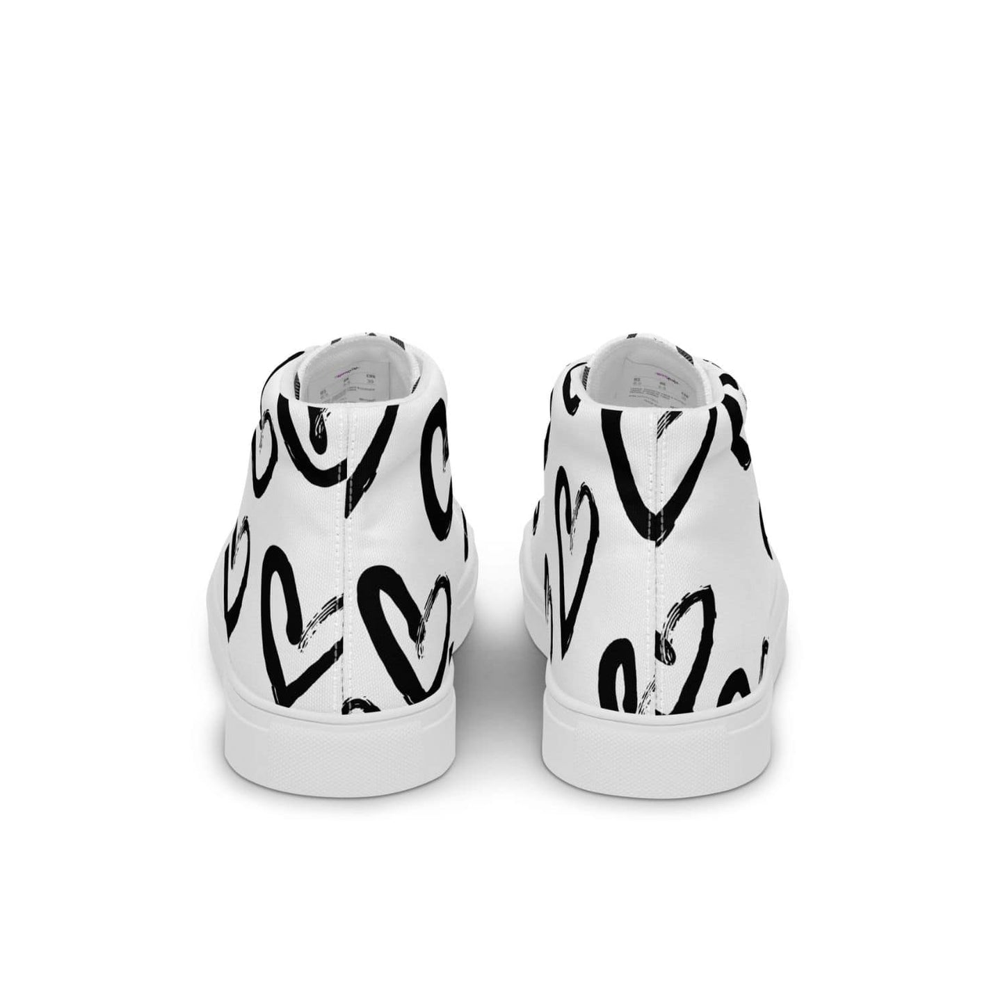 Damen High-Top Sneaker PF4026 weiss simple hearts