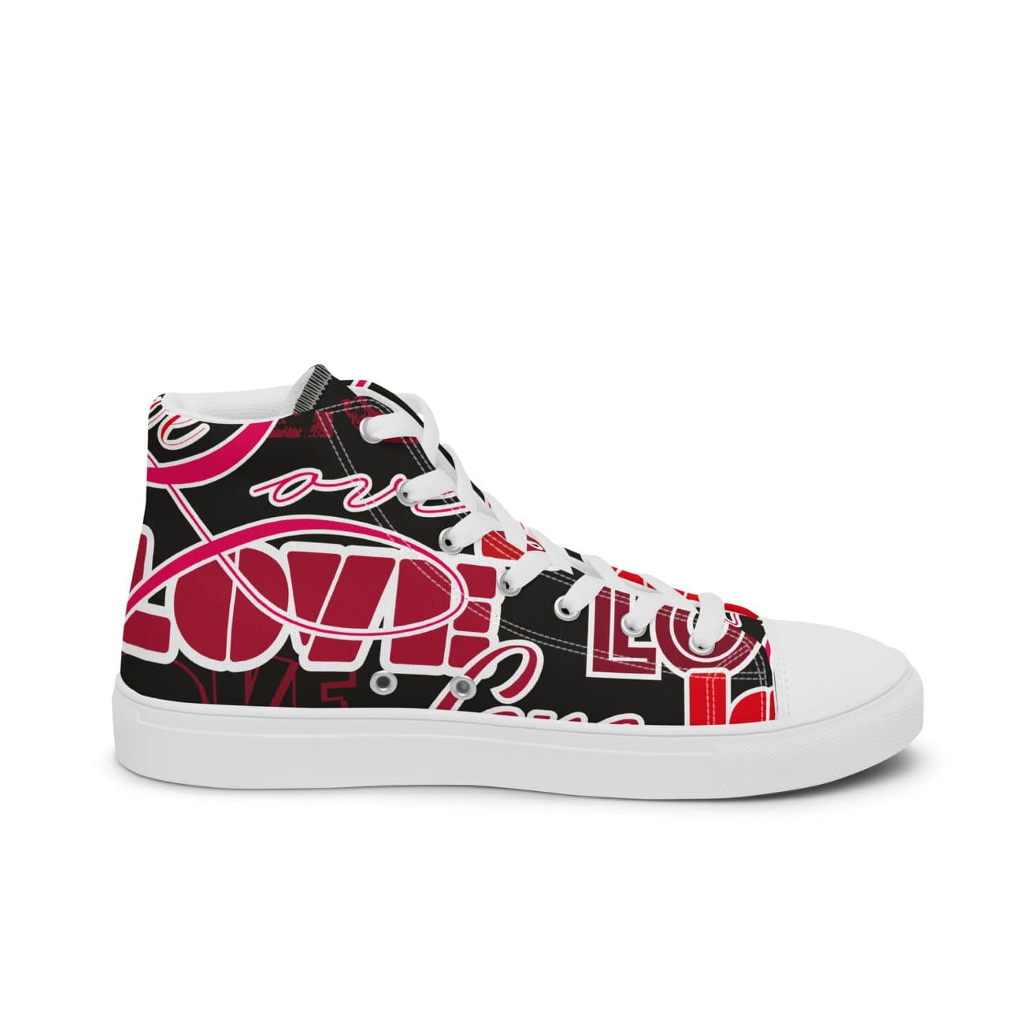 Damen High-Top Sneaker PF4029 weiss black love