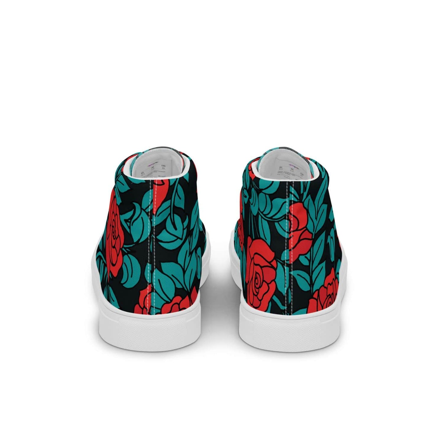 Damen High-Top Sneaker PF4032 weiss red roses