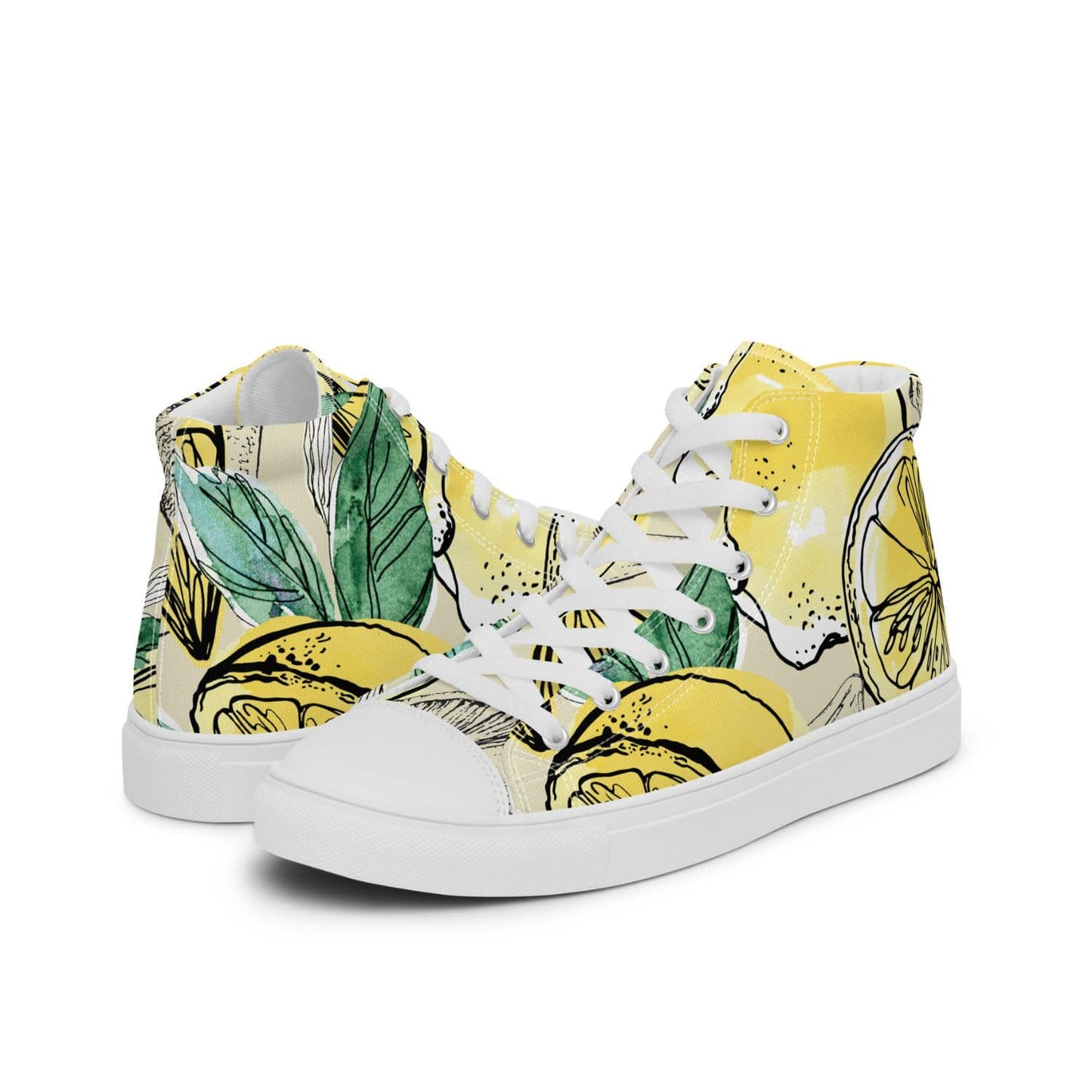 Damen High-Top Sneaker PF4034 weiss lemon on ice