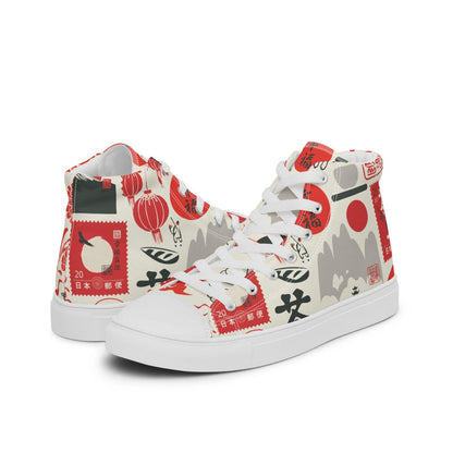 Damen High-Top Sneaker PF4036 weiss japanese style